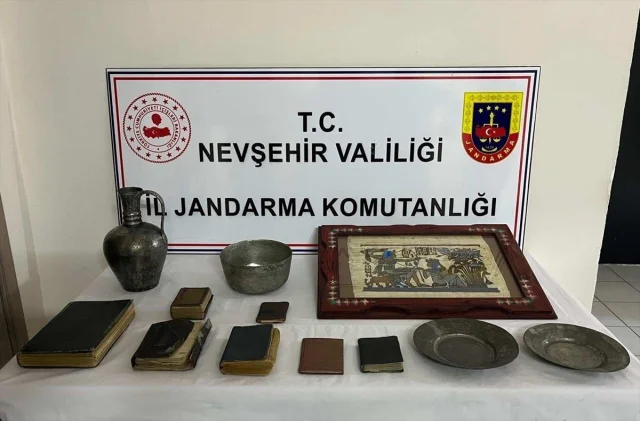 Nevşehir'de Gizemli Tarihi Eser Operasyonu Göz Kamaştırıyor