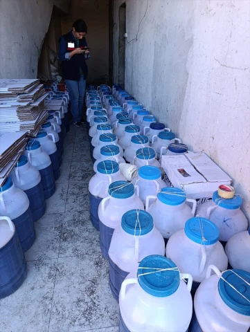 Ağrı'da Kaçak Pekmez Operasyonu Şaşırttı