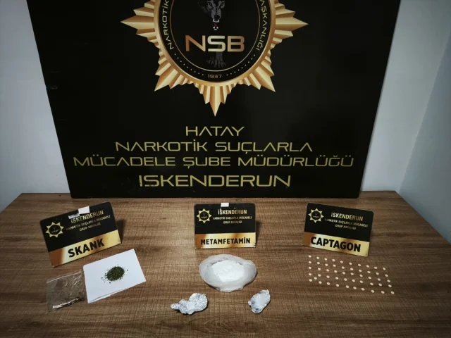 Hatay'da Büyük Operasyon: Uyuşturucuyla Yakalanan Şüpheliler Tutuklandı