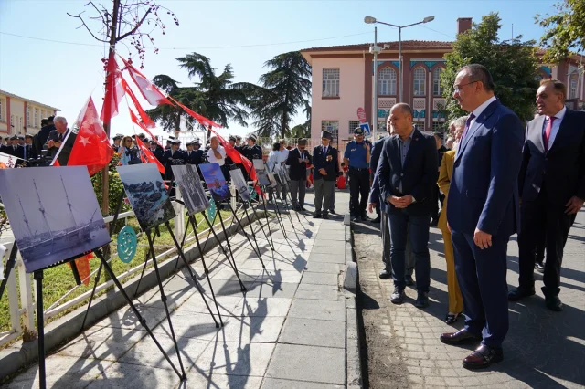 Ertuğrul Fırkateyni'nin Kahramanları Tekirdağ'da Unutulmadı