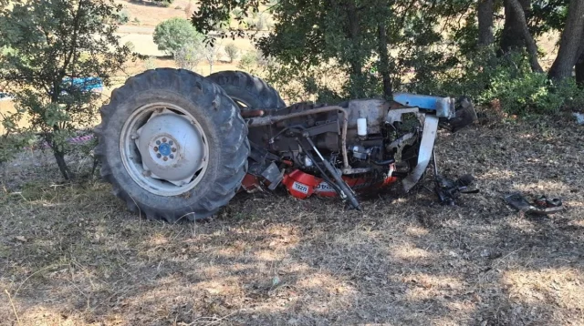 Tokat'ta Yaşanan Korkunç Kaza: Traktör Devrildi, Sürücü Haya...