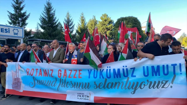 Çorum'da Dikkat Çeken Filistin Yürüyüşü Umudu Yeşertti