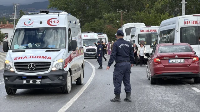 Bolu'da Yağışın Getirdiği Tehlike Zincirleme Kazaya Neden Oldu