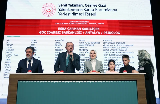 Cumhurbaşkanı Erdoğan Şehit ve Gazi Yakınlarına Seslendi: "Sizler Bizim Emanetimizsiniz"