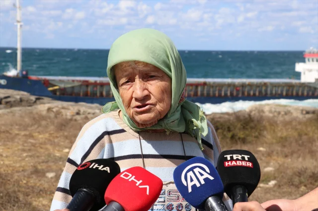 Kocaeli'de Tanzanya Bandıralı Gemi Sahile Sürüklendi