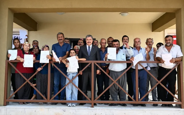 Osmaniye'de Depremzedelere Umut Doğdu Yenilenen Köy Evleri Teslim Edildi