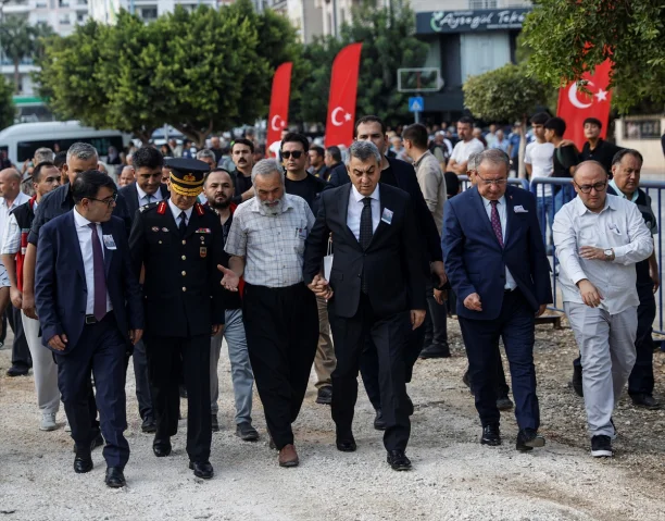 Mersin Şehidi Hüseyin Günay için Son Görevde Duygusal Anlar