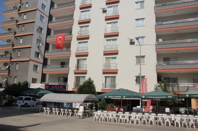 Mersin Şehidi Hüseyin Günay için Son Görevde Duygusal Anlar
