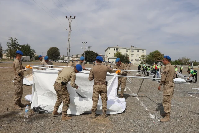 Iğdır'daki Deprem Tatbikatı Her Yönüyle Değerlendirildi