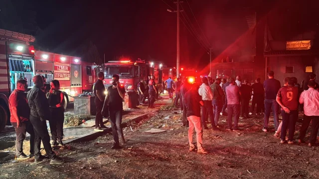 İzmir'de Büyük Yangın: Mobilya Fabrikasını Kül Eden Olayın Detayları