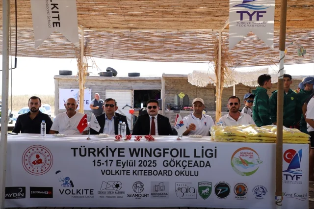 Gökçeada'da Rüzgar Kanatlarına Zafer: Türkiye Wingfoil Ligi Heyecan Yarattı