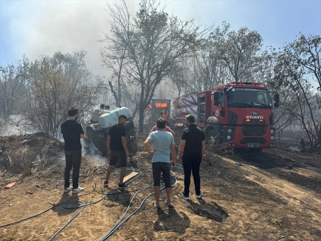Antalya'da Sazlık Yangını Tehlikeli Boyutlara Ulaştı: Yerleşim Yerleri Risk Altında