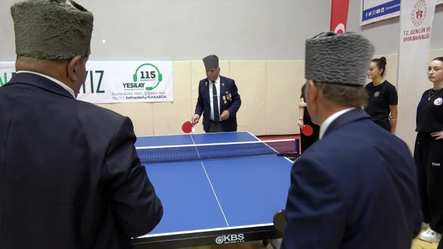 Karabük’te Gaziler ve Öğrencilerden Unutulmaz Spor Etkinliği