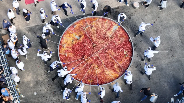 Gastro Afyon Festivali Başladı: Dev Lezzetler ve Rekorlar Bir Arada