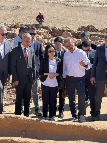 Japonya'nın Prensesi Akiko Şanlıurfa'da Arkeolojik Keşifte