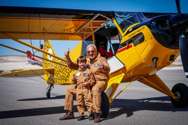 Eskişehir Semalarını Süsleyen Dede-Torun: Havada Unutulmaz A...