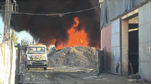 Geri Dönüşüm Tesisindeki Büyük Yangın Adana'yı Sallıyor