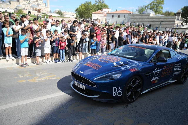 Lüks Otomobillerle Dolu Gumball 3000 Edirne'de Sessizliği Bozdu