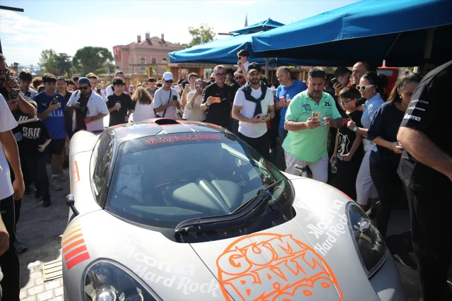 Lüks Otomobillerle Dolu Gumball 3000 Edirne'de Sessizliği Bozdu