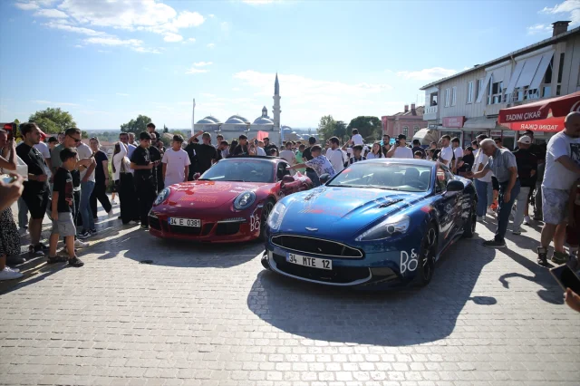 Lüks Otomobillerle Dolu Gumball 3000 Edirne'de Sessizliği Bozdu