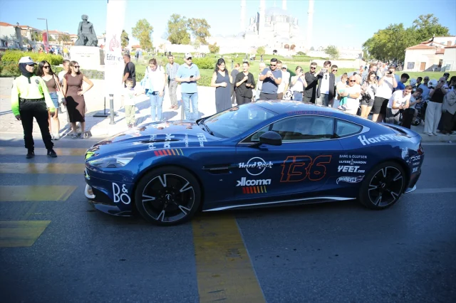 Lüks Otomobillerle Dolu Gumball 3000 Edirne'de Sessizliği Bozdu
