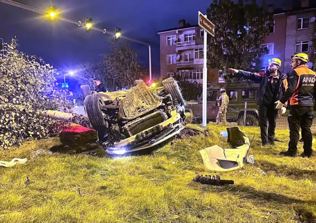 Erzurum'da Ürküten Kaza: Takla Atan Araçta Can Pazarı