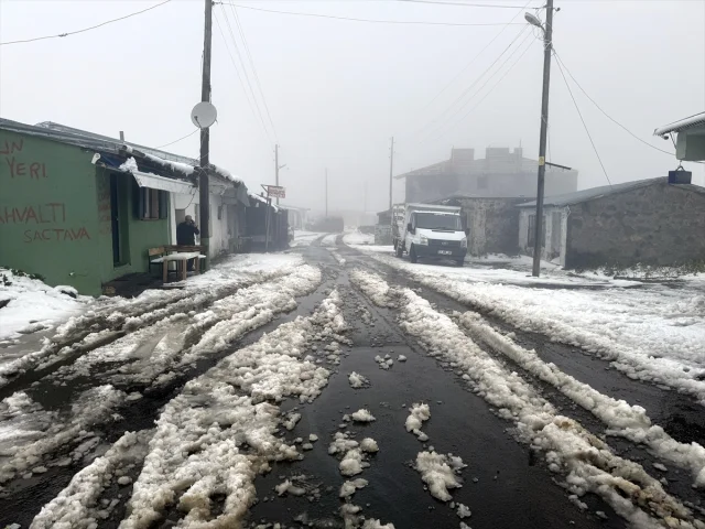 Kış Kapıda Ardahan ve Kars'a Kar Yağışı Sürprizi
