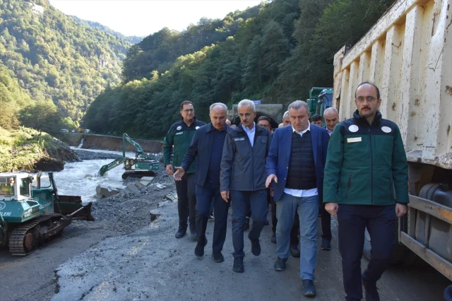 Bakanlardan Ayder Çıkarması: Yol Çalışmalarında Son Durum