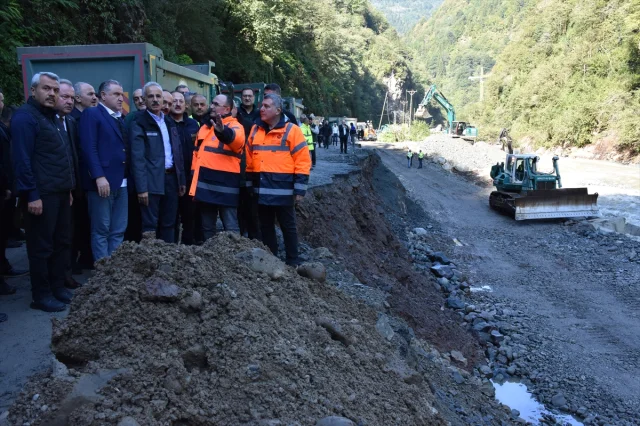 Bakanlardan Ayder Çıkarması: Yol Çalışmalarında Son Durum