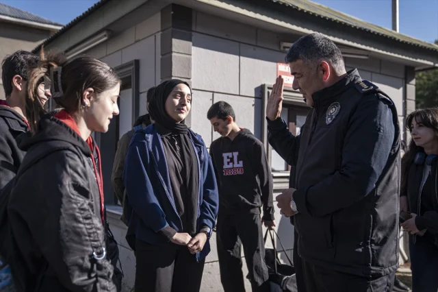Erzurum'da Polis Öğrencilerin Güvenliği İçin Şehirde Alarmda