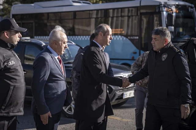 Erzurum'da Polis Öğrencilerin Güvenliği İçin Şehirde Alarmda