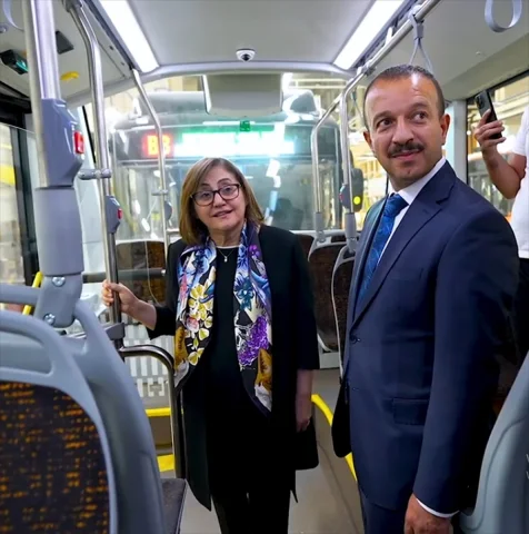 Gaziantep'in Çevre Dostu Hamlesi Elektrikli Otobüs Dönemi Ba...