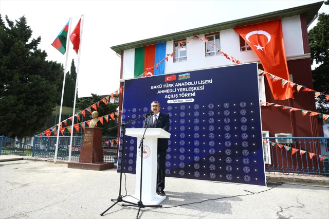 Bakü Türk Anadolu Lisesi'nin Yeni Yerleşkesi Büyük Bir Coşkuyla Açıldı