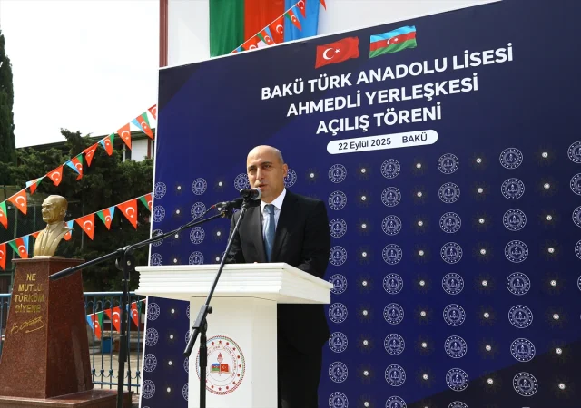 Bakü Türk Anadolu Lisesi'nin Yeni Yerleşkesi Büyük Bir Coşkuyla Açıldı