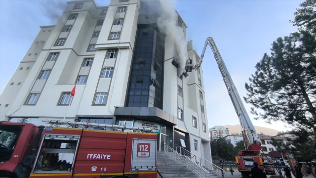 Kahramanmaraş'ta Öğrenci Yurdunda Yangın Paniği