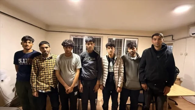 Amasya Ormanlarında Şaşırtıcı Olay: 8 Düzensiz Göçmen Yakala...