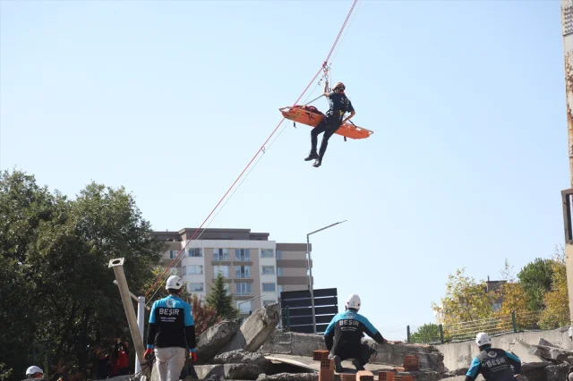 Samsun Merkezi 6,5 Büyüklüğünde Deprem Senaryosuyla Sarsıldı! Tatbikata Herkes Hayran Kaldı