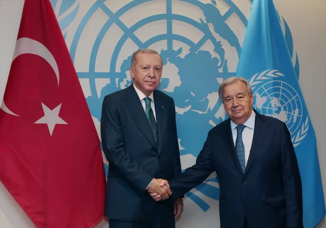 Erdoğan New York'ta BM Genel Sekreteri Guterres ile Kritik Görüşme Yaptı
