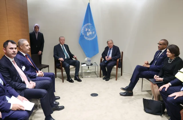 Erdoğan New York'ta BM Genel Sekreteri Guterres ile Kritik Görüşme Yaptı