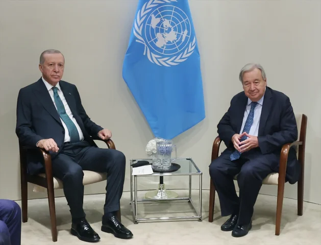 Erdoğan New York'ta BM Genel Sekreteri Guterres ile Kritik Görüşme Yaptı
