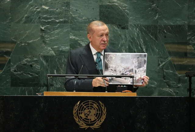 Cumhurbaşkanı Erdoğan'ın BM Genel Kurulu'ndaki Çıkışı Dikkat Çekiyor