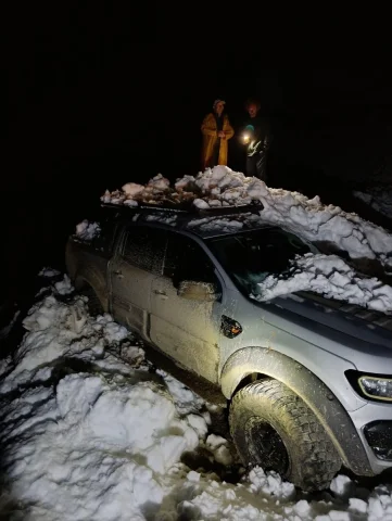 Rize'de Çığın Gölgesindeki Zorlu Kurtarma Operasyonu