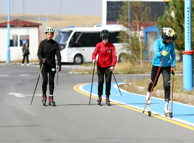 Milli Sporcular Ardahan’da Kış Sezonuna Hazırlanıyor