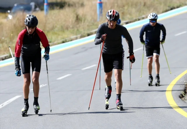 Milli Sporcular Ardahan’da Kış Sezonuna Hazırlanıyor