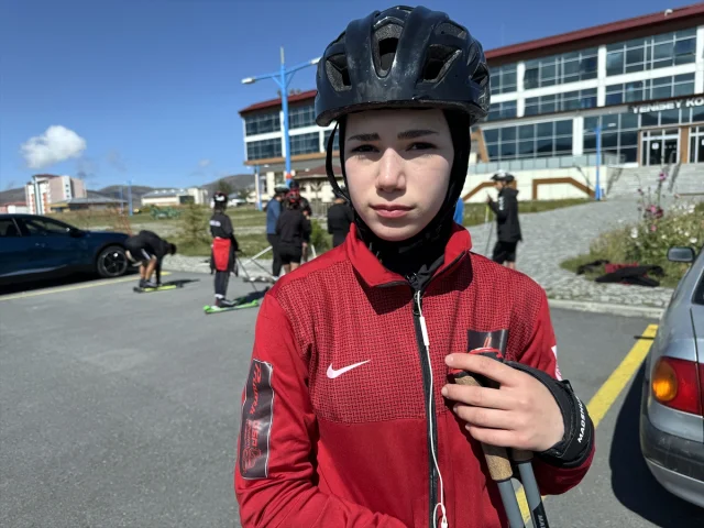 Milli Sporcular Ardahan’da Kış Sezonuna Hazırlanıyor