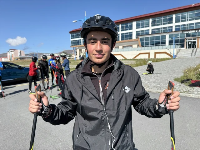 Milli Sporcular Ardahan’da Kış Sezonuna Hazırlanıyor