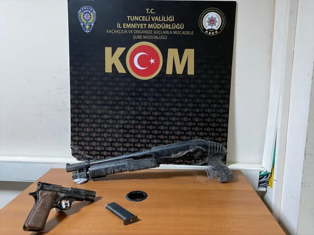 Tunceli'de İnşaat Alanında Şok Keşif: Silah ve Uyuşturucu Bu...