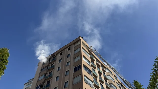 Kayseri'deki Yangın Korku Dolu Anlara Sahne Oldu
