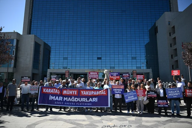 Ankara'da Mahalle Sakinlerinin İmar Taleplerine Dikkat Çeken...