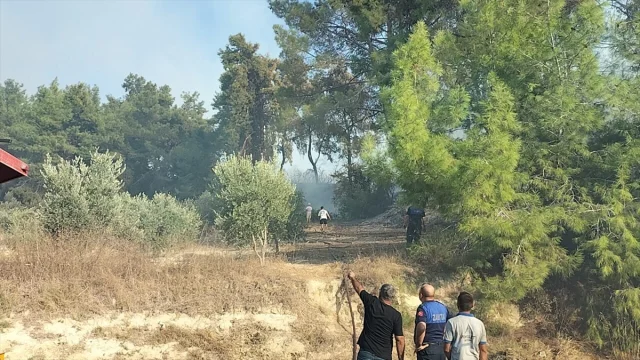 Manavgat'ta Korkutan Yangın Yerleşim Yerine Metreler Kala Kontrol Altında
